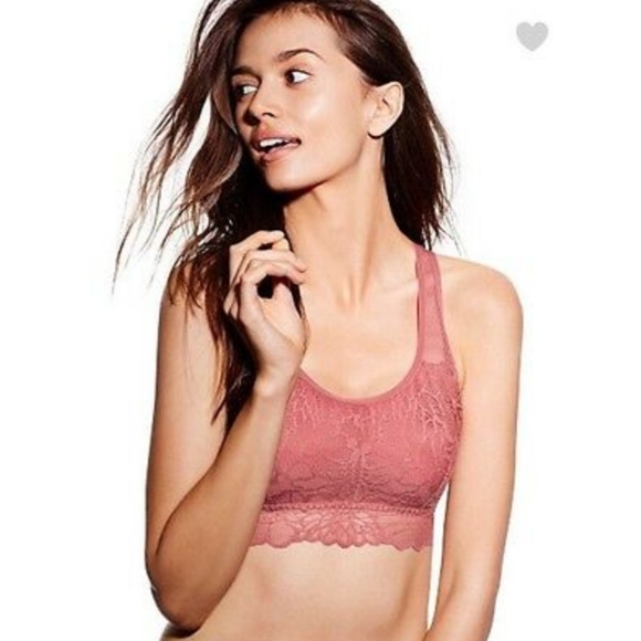 Victoria Secret's PINK Flora Lace Crop - Picture 2 of 7